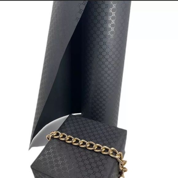 Gucci Authentic GG Logo Gift Wrapping Paper 6 Ft - Picture 3 of 12